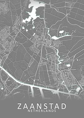 Zaanstad Netherlands Map
