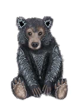 Tribal Bear Sprit Animal