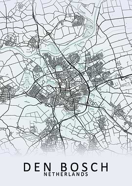 Den Bosch Netherlands Map