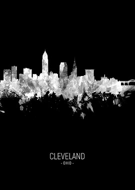 Cleveland Ohio Skyline