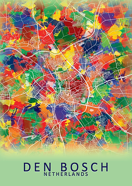 Den Bosch Netherlands Map