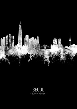 Seoul South Korea Skyline