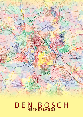 Den Bosch Netherlands Map