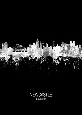 Newcastle England Skyline
