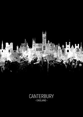 Canterbury England Skyline