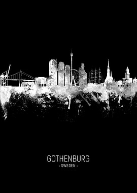Gothenburg Sweden Skyline