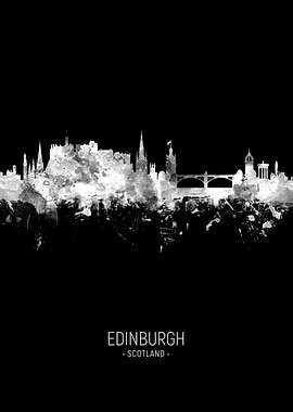 Edinburgh Scotland Skyline