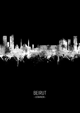 Beirut Lebanon Skyline