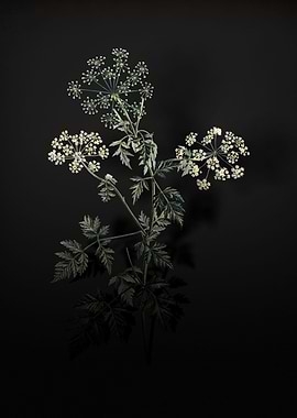 Shadowy Hemlock Flowers