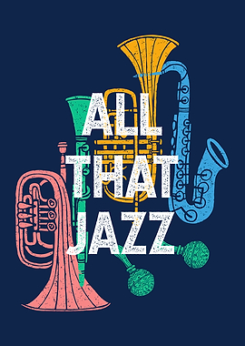 Musical retro poster