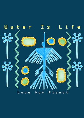 Water Is Life Vertical