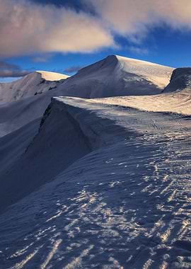 Just winter mountains