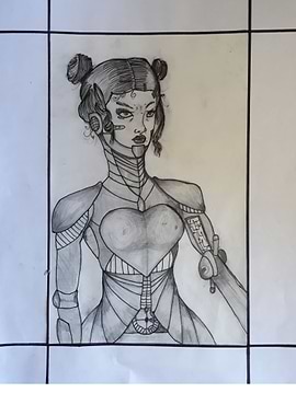 Tahali the cyborg warrior