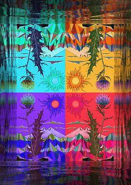 Mountain Thistle Flower