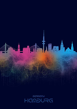hamburg skyline cyber