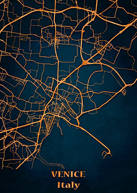 City map Venice