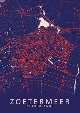 Zoetermeer Netherlands Map