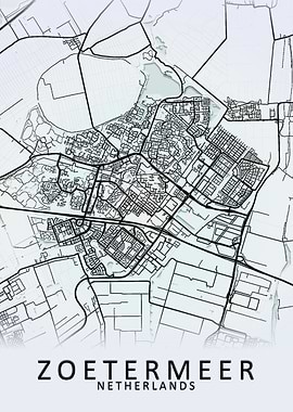Zoetermeer Netherlands Map