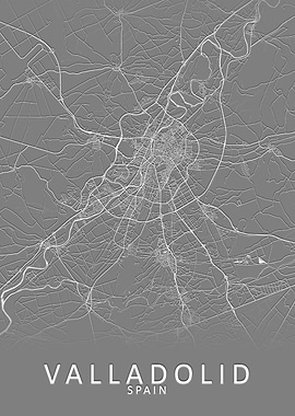 Valladolid Spain City Map