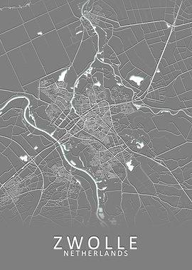 Zwolle Netherlands Map
