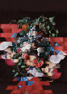 Portrait With Flowers