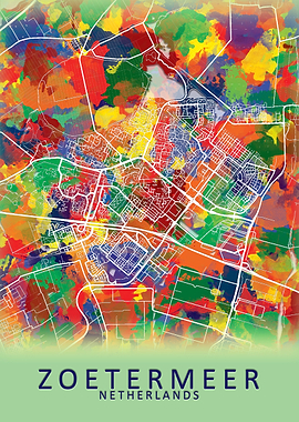 Zoetermeer Netherlands Map