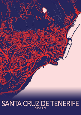 Santa Cruz de Tenerife Map