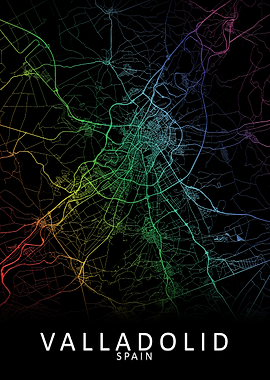 Valladolid Spain City Map