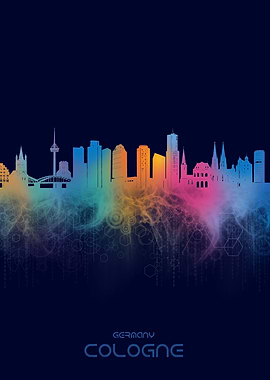 cologne skyline cyber