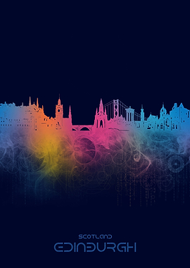 edinburgh skyline cyber