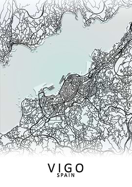 Vigo Spain City Map
