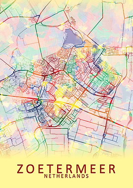 Zoetermeer Netherlands Map