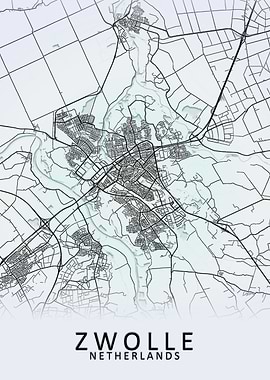 Zwolle Netherlands Map
