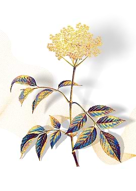 Prismatic Elderflower Tree