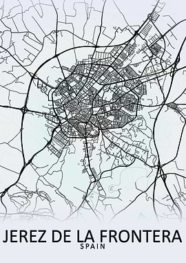 Jerez Spain City Map