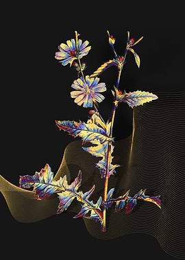 Prismatic Chicory Plant