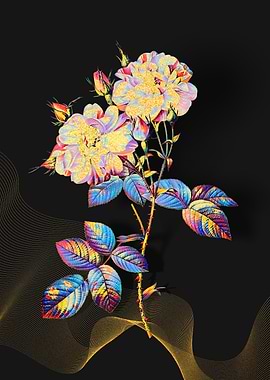 Prismatic Damask Rose