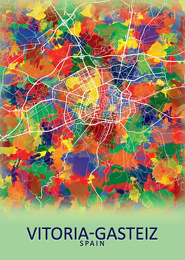 Vitoria Gasteiz Spain Map