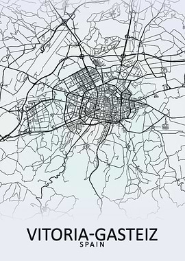 Vitoria Gasteiz Spain Map