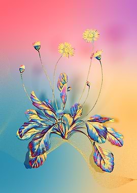 Prismatic Daisy Flowers