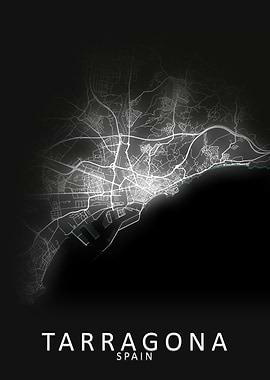 Tarragona Spain City Map