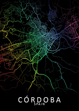 Cordoba Spain City Map