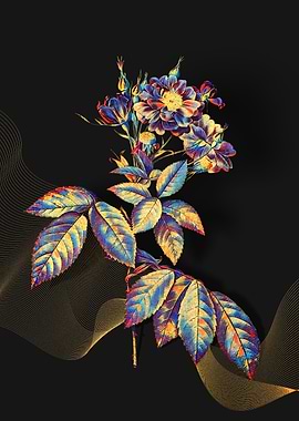 Prismatic Boursault Rose