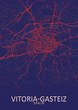 Vitoria Gasteiz Spain Map