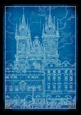 Old town square of Prague