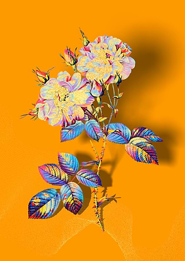 Prismatic Damask Rose