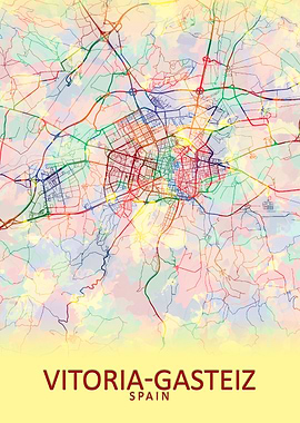 Vitoria Gasteiz Spain Map
