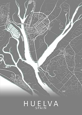 Huelva Spain City Map