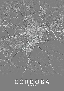 Cordoba Spain City Map