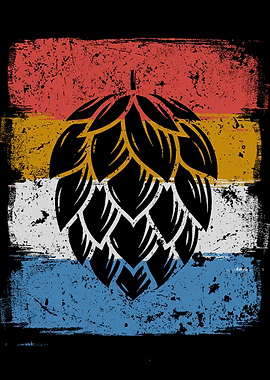 Hop Beer Nature Vintage